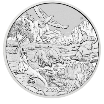 1 oz (31.10 g) sidabrinė moneta Wonders of Australia - The Outback, Australija 2026