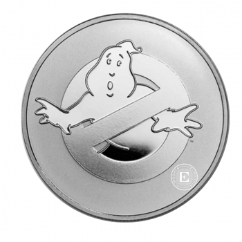 1 oz (31.10 g) sidabrinė moneta Ghostbusters - No Ghost Logo, Niujė 2024