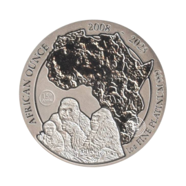 1oz (31.10 g) platinum coin Mountain Gorilla, Rwanda 2023