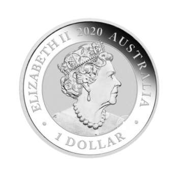 1 oz (31.10 g) srebrna moneta Australia Swan, Australia 2020
