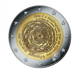 2 Eur coin The 50th anniversary of the Carnation Revolution, Portugal 2024