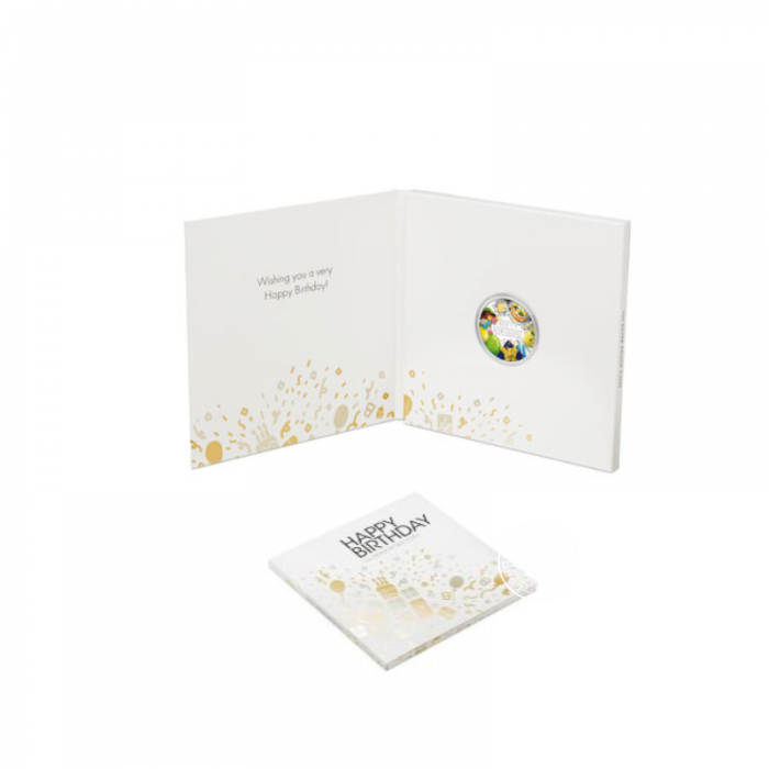 1 oz (31.10 g) srebrna kolorowa moneta Happy birthday, Australia 2024