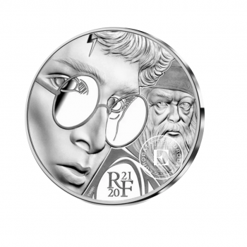 10 Eur (22.20 g) Silbermünze PROOF Harry Potter, Frankreich 2021