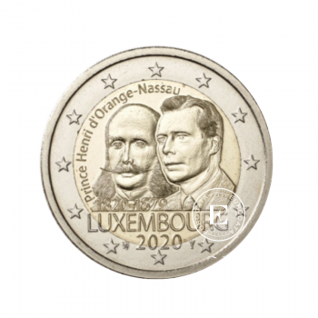 2 Eur moneta 200-osios Princo Henri gimimo metinės, Liuksemburgas 2020