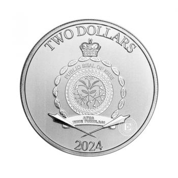 1 oz (31.10 g) sidabrinė moneta Graikų mitologijos herojai – Persėjas, Niujė 2024