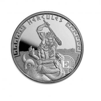 1 oz (31.10 g) sidabrinė moneta Graikų mitologijos herojai – Hercules, Niujė 2023