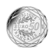 50 Eur (41 g) pièce d'argent sur la carte 14 juillet, France 2019