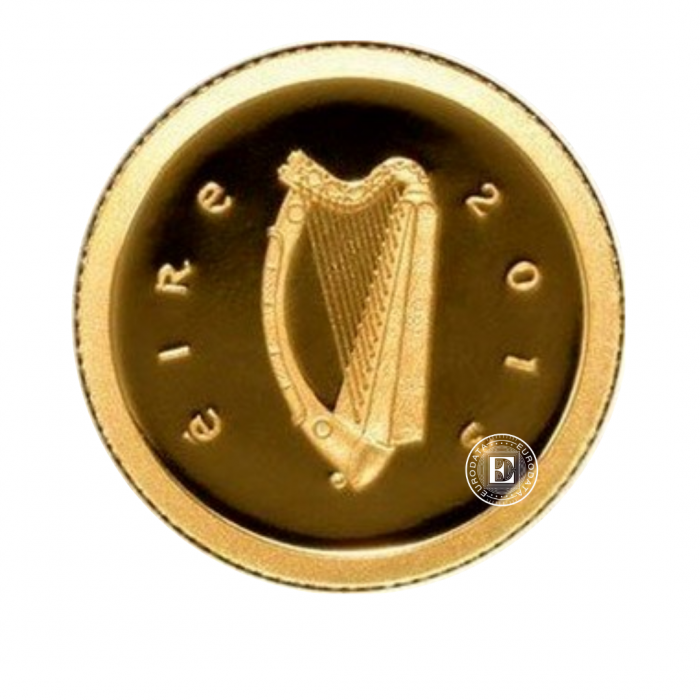 5 Eur (0.5 g) pièce d'or PROOF Medieval Irish architecture, Irlande 2013