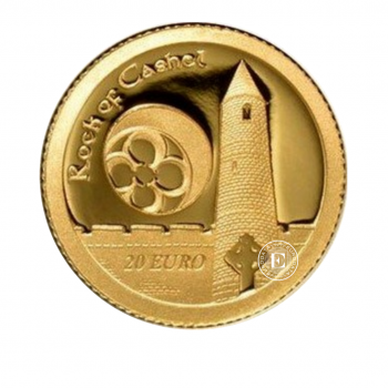 20 Eur (0.5 g) auksinė PROOF moneta Viduramžių Airijos architektūra, Airija 2013