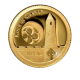 5 Eur (0.5 g) pièce d'or PROOF Medieval Irish architecture, Irlande 2013