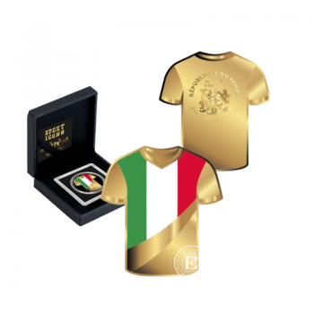 1/1000 oz  złota moneta Football - Italy, Czad