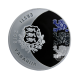 15 Eur (28.28 g) pièce d'argent coloree PROOF 150th anniversary of the birth of Jaan Tanisson, Estonie 2018