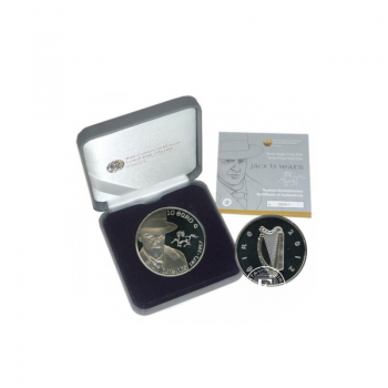 10 Eur (28.28 g) pièce d'argent PROOF Jack Yeats, Irlande 2012