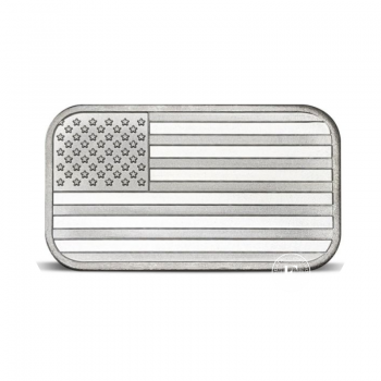 1 oz (31.10 g)  silver bar USA Flag, USA 999