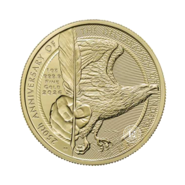 1 oz (31.10 g) auksinė moneta JAV Nepriklausomybės deklaracijai – 250 metų, Didžioji Britanija 2026
