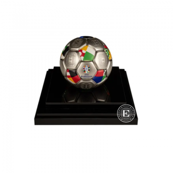 3 oz (93.30 g) sidabrinė moneta Futbolas - UEFA Euro 2024, Saliamono Salos 2024