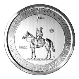 2 oz (62.20 g) silver coin Mounted Police, Canada 2020