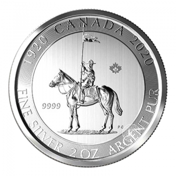 2 oz (62.20 g) silver coin Mounted Police, Canada 2020