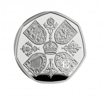 16 g sidabrinė PROOF moneta Karalienė Elžbieta II, Didžioji Britanija 2022 (su sertifikatu)