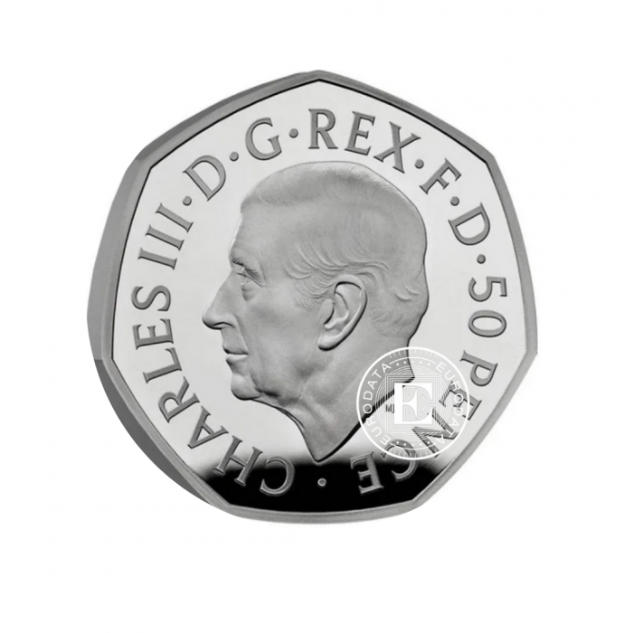 16 g sidabrinė PROOF moneta Karalienė Elžbieta II, Didžioji Britanija 2022 (su sertifikatu)