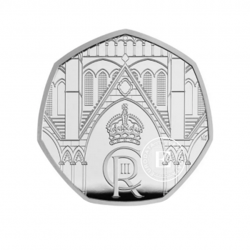 8 g sidabrinė PROOF moneta Karaliaus Charleso III karūnavimas, Didžioji Britanija 2023 (su sertifikatu)