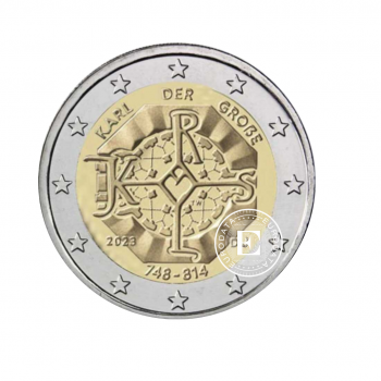 2 Eur moneta Karolis Didysis - J, Vokietija 2023