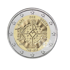 2 Eur Münze Karl der Große - A, Deutschland 2023