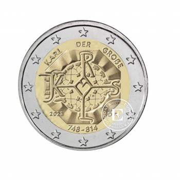 2 Eur moneta Karolis Didysis - A, Vokietija 2023