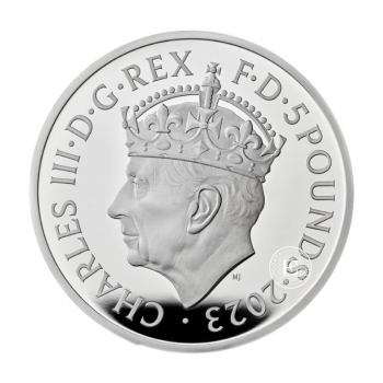 28.28 g sidabrinė PROOF moneta The Coronation of King Charles III, Didžioji Britanija 2023