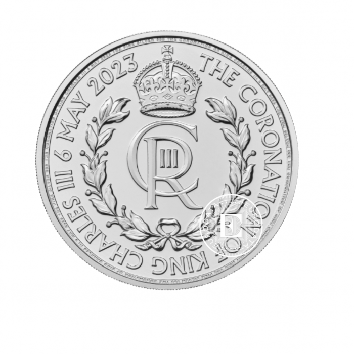 1 oz (31.10 g) silver coin Coronation of King Charles III, Great Britain 2023