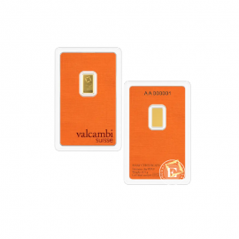 0.5 g gold bar Valcambi 999.9