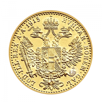 1 dukato (3.49 g) auksinė moneta, Austrija (re-strike)