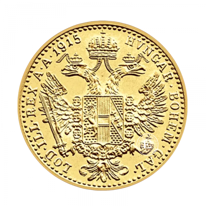 1 dukata (3.49 g) złota moneta, Austria (re-strikes)