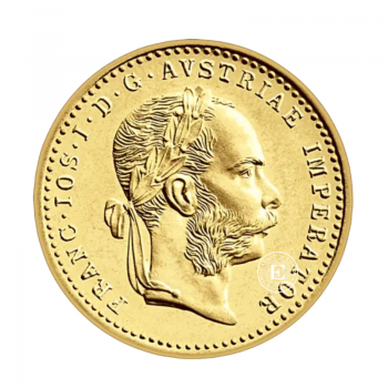 1 dukato (3.49 g) auksinė moneta, Austrija (re-strike)