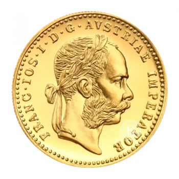 1 dukato (3.49 g) auksinė moneta, Austrija (atsitiktiniai metai) 