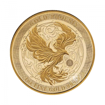 1 oz (31.10 g) auksinė moneta Feniksas, Niujė 2025