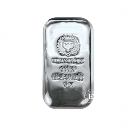 1 oz sidabro luitas Germania Mint 999.9