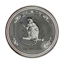 1 oz (31.10 g) pièce d'argent Lunar I - Year of the Monkey, Australie 2004