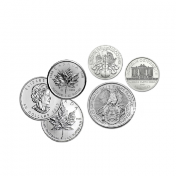 1 oz (31.10 g) pièce d'platine (random year, random design)