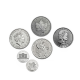 1 oz (31.10 g) platininė moneta (atsitiktiniai metai, atsitiktinio dizaino)
