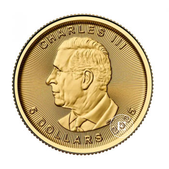1/10 oz (3.11 g) gold coin Maple Leaf, Canada 2025