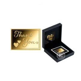 1/1000 oz Goldbarren Thank You, Tschad