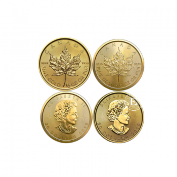 1/2 oz (15.55 g) gold coin Maple Leaf, Canada (random year)