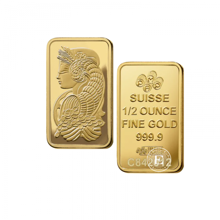 1/2 oz (15.55 g) gold bar, PAMP 999.9