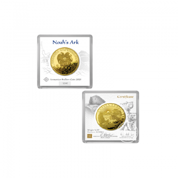 1/4 oz (7.78 g) pièce d'or Noah's Ark, Armenie 2025