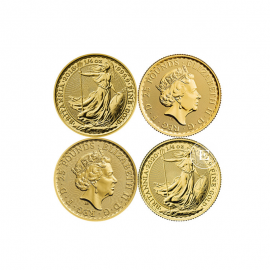1/4 oz (7.78  g) gold coin Britannia -  King Charles III, Great Britain (random year)