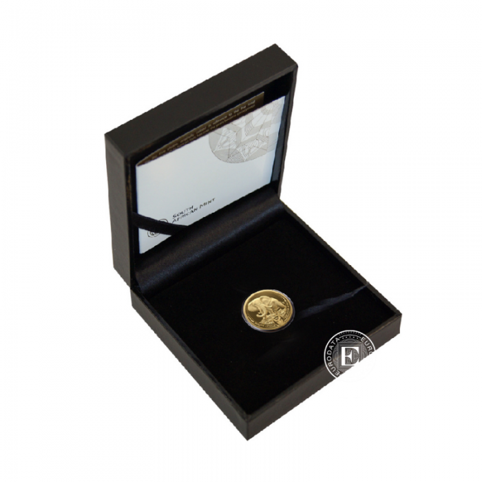1/4 oz (7.78 g) złota PROOF moneta Big Five – Elephant, Republika Południowej Afryki 2024 (z certyfikatem)