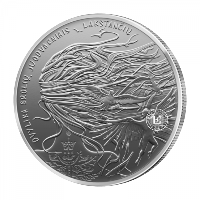 1,5 euro piece The Twelve Brothers, Twelve Black Ravens, Lithuania 2024