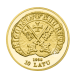 10 latų (1.24 g) auksinė PROOF moneta Aukso istorija, Latvija 1998
