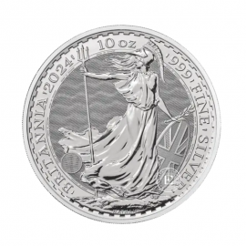 10 oz (311 g)  silver coin Britannia King Charles III, Great Britain 2024